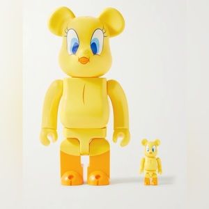 BE@RBRICK Tweety 100% + 400% Printed PVC Figurine Set